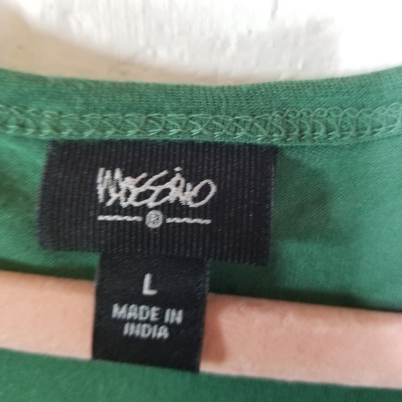 Vtg 90s y2k grunge green beaded sleeveless top new - Picture 5 of 8